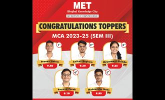 MCA 2023 -25 SEM III Toppers